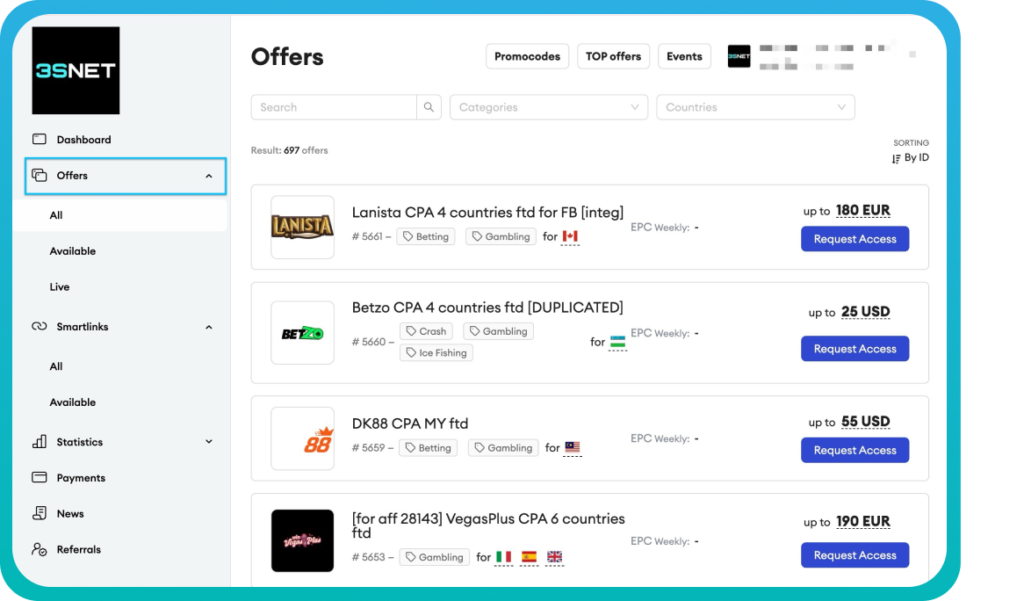 How to Use HilltopAds Traffic with 3SNET iGaming Offers