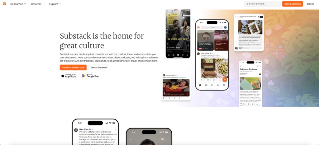 Substack Nền tảng blog tốt nhất 8 nền tảng blog tốt nhất năm 2025: Bạn nên chọn nền tảng nào?