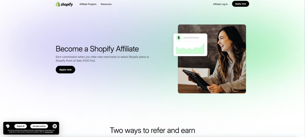 Shopify TOP-5 Programma di affiliazione per eCommerce e come lavorare con esso