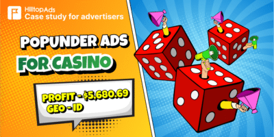 Quando os Popunder compensam: 6 milhões de impressões, 308 registos, 41% ROI!