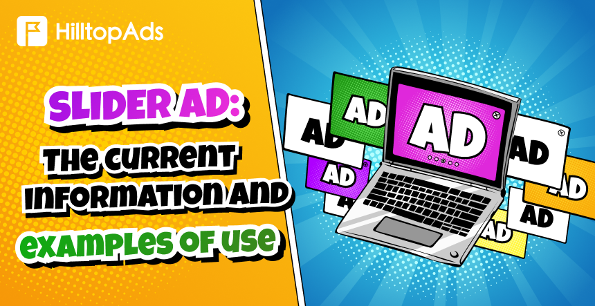 Slider Ad: Informazioni attuali ed esempi di utilizzo