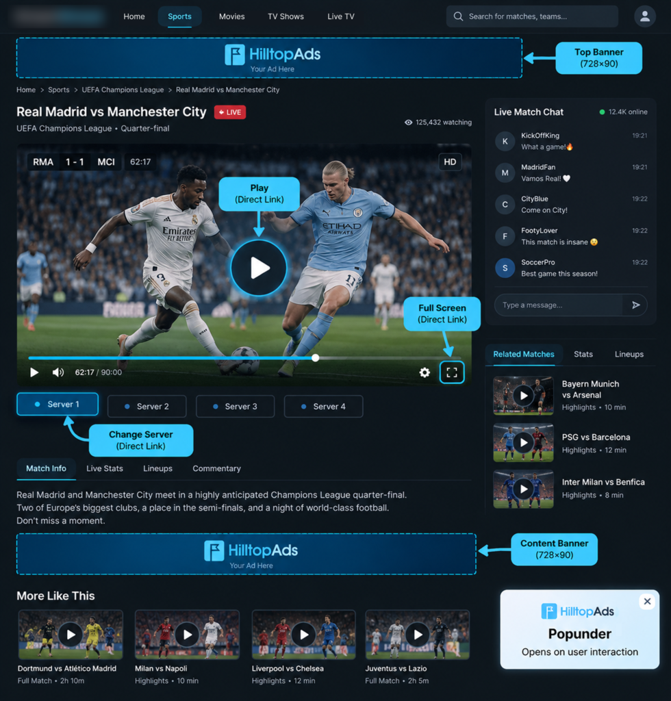 Monetización de sitios web de streaming: una guía práctica para editores