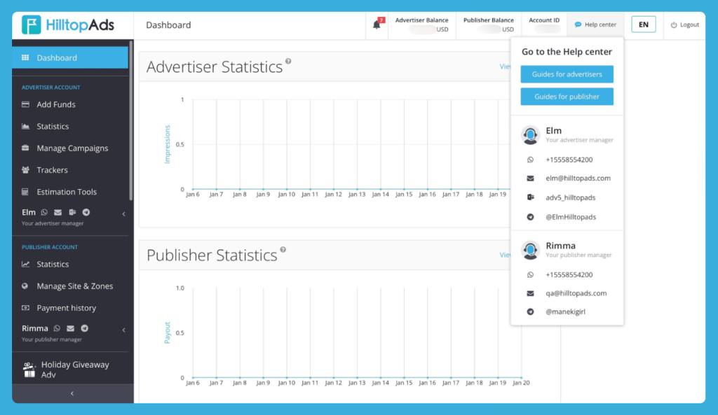 تحديثات منصة HilltopAds: ديسمبر 2025