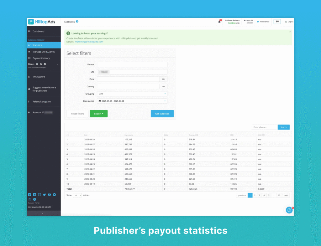 X Case Study May 8 Turn Blog into Goldmine: $70K+ with X traffic and HilltopAds Direct Link