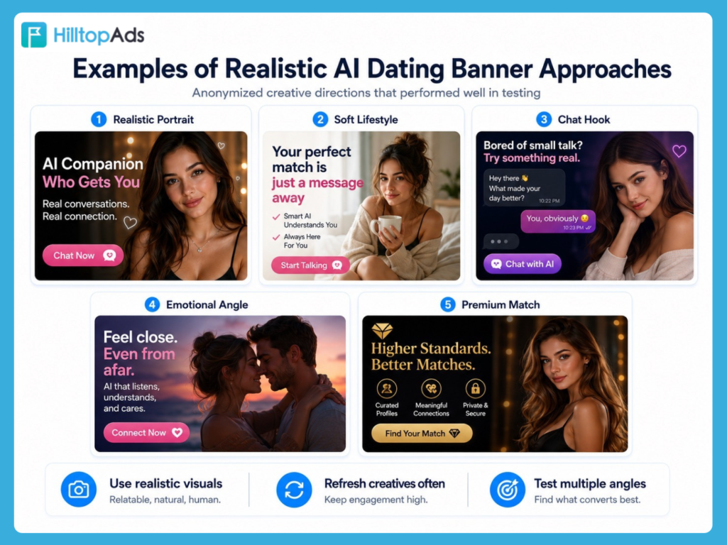 7.5M Impressions and 300 Creatives: Inside a Tier 1 AI Dating Campaign