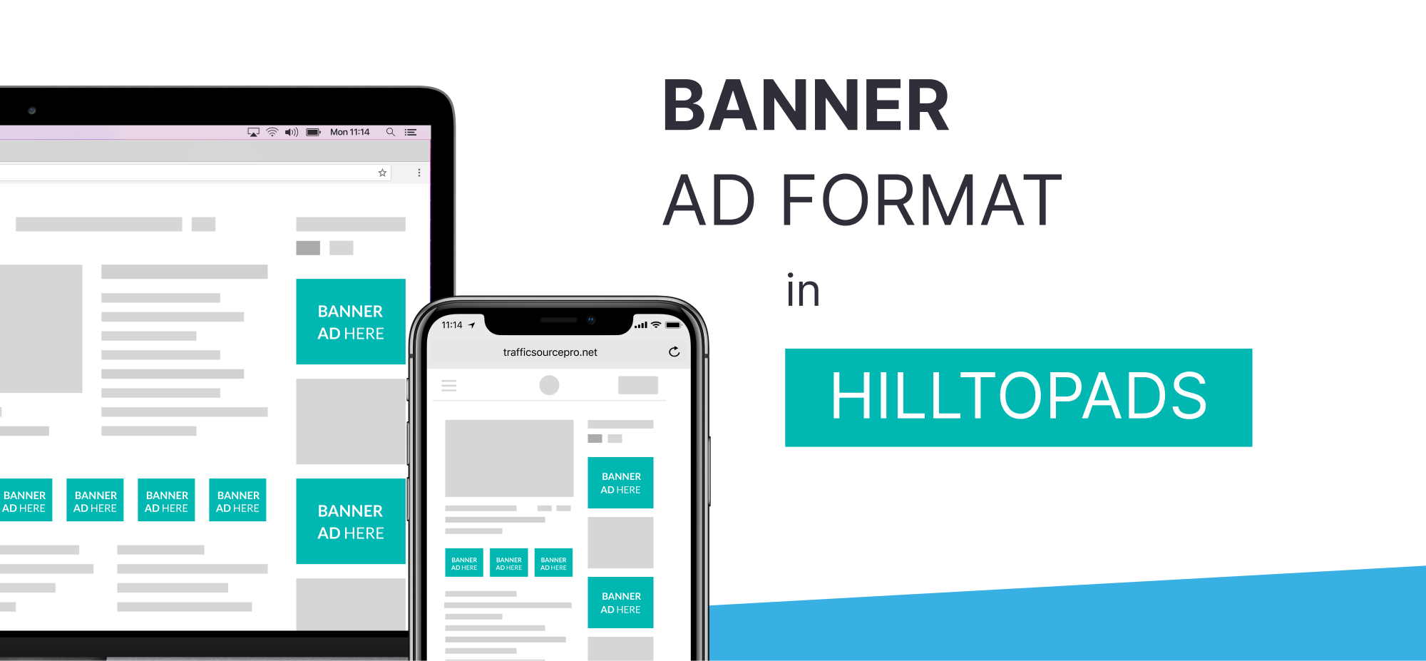 Anuncios en banners en HilltopAds: un formato publicitario totalmente nuevo