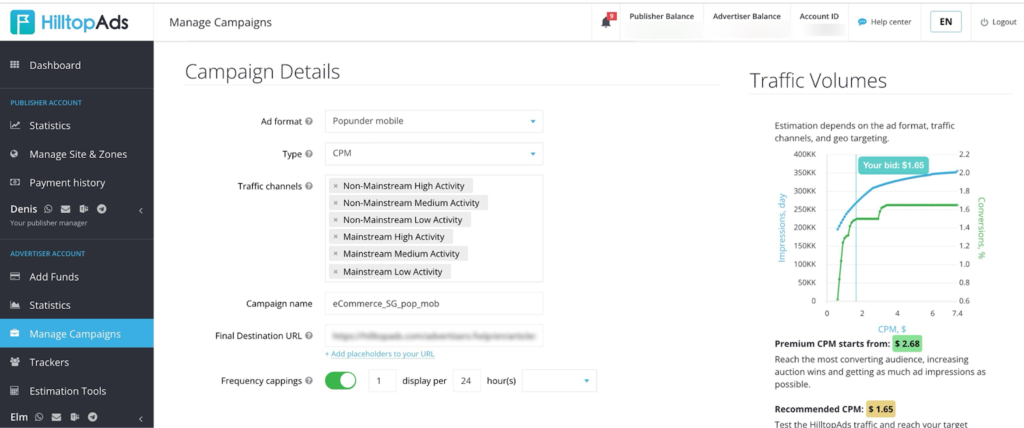 How to Set Up Profitable eCommerce Campaigns in HilltopAds