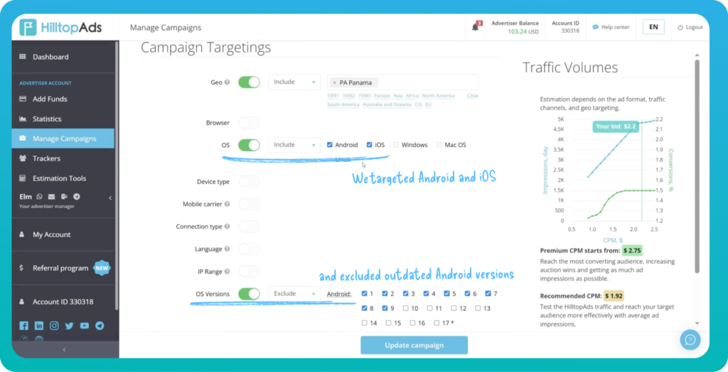 Inside an mVAS campaign: HilltopAds, Binom & Golden Goose in action – Part 2: analysis and optimization